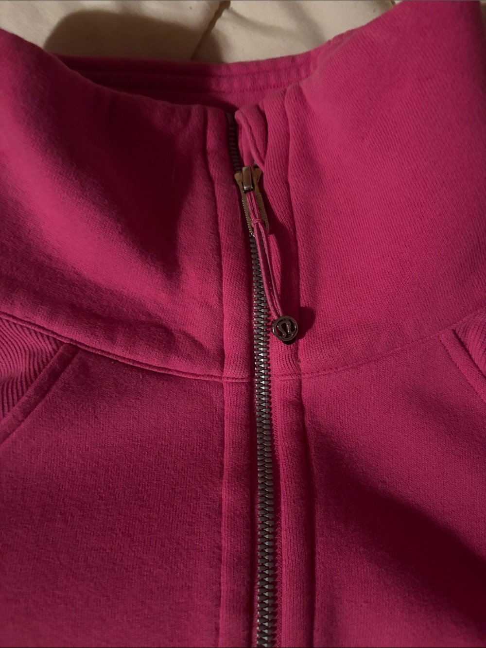 lululemon athletica Bright Fuchsia Teddy Zip Jacket